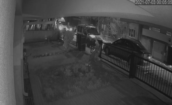 Dehşet dolu anlara ait güvenlik kamerası görüntüleri ortaya çıktı