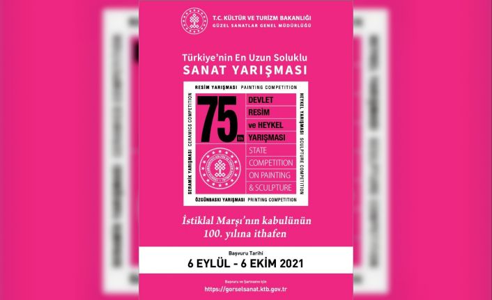 Devlet Resim ve Heykel yarışması, bu yıl İstiklal Marşı’nın 100. yılına ithafen düzenlenecek
