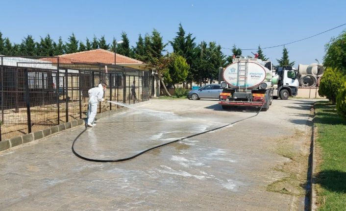Dezenfeksiyon çalışmaları hız kesmeden sürüyor