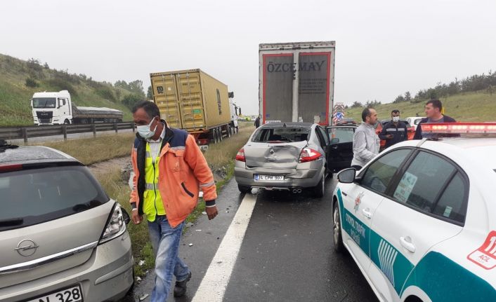 Dinlenme tesisinden kaçırdığı tırla kaza yapan şahıs yakalandı