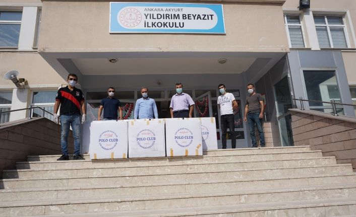 Eğitim hayatına başlayacak miniklere Akyurt Belediyesinden sürpriz