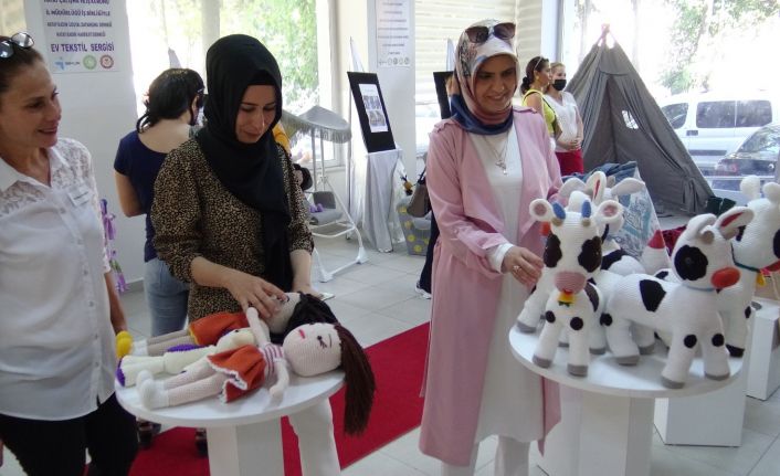 “Emekler Çiçek Açtı” sergisi açıldı