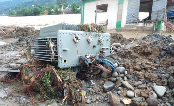 Enerji Bakanlığı: “Artvin ve Rize’de 56 trafo hasar nedeniyle, 67 trafo can ve mal güvenliği için devreden çıkarıldı”