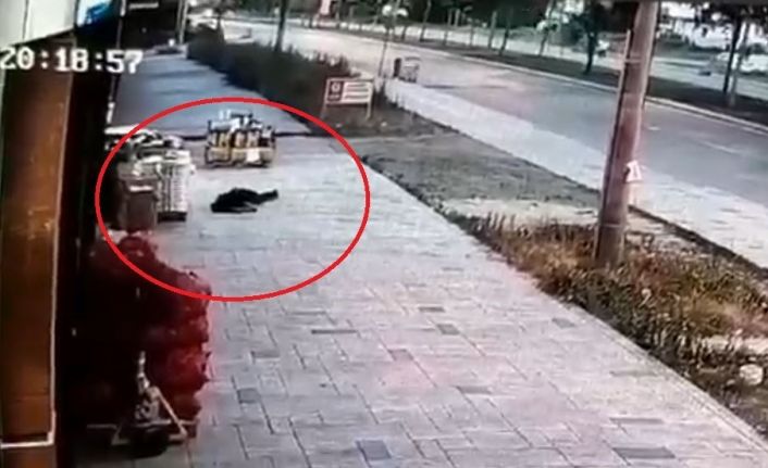 Eşinin öldürdüğü polisin balkondan düşme anının görüntüsü ortaya çıktı