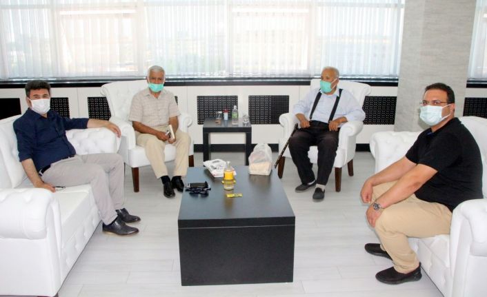 Hasan Şahmaranoğlu ve Hasan Bitken, Rektör Karacoşkun ile bir araya geldi