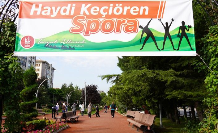 ’Haydi Keçiören Spora’ sloganıyla Keçiören’de spor aktiviteleri yoğun ilgi görüyor