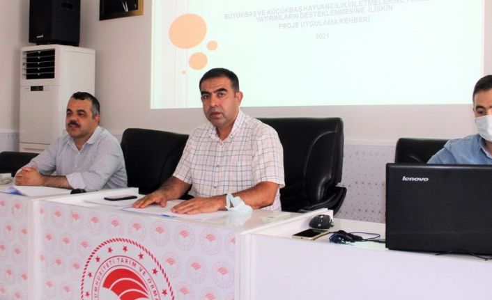 Hayvancılık İşletmelerine Yönelik Yatırımların Desteklenmesi Projesi anlatıldı