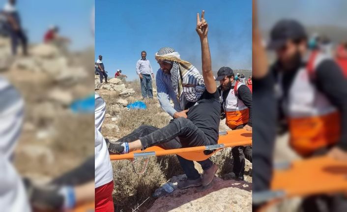 İsrail askerleri yasa dışı inşa edilen karakolu protesto eden Filistinlilere ateş açtı: 83 yaralı