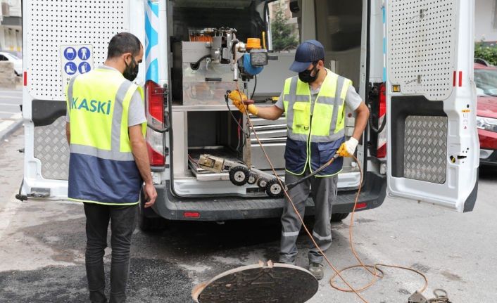 KASKİ, altyapı hatlarını ’Görüntüleme Robotu’ ile kontrol altında tutuyor