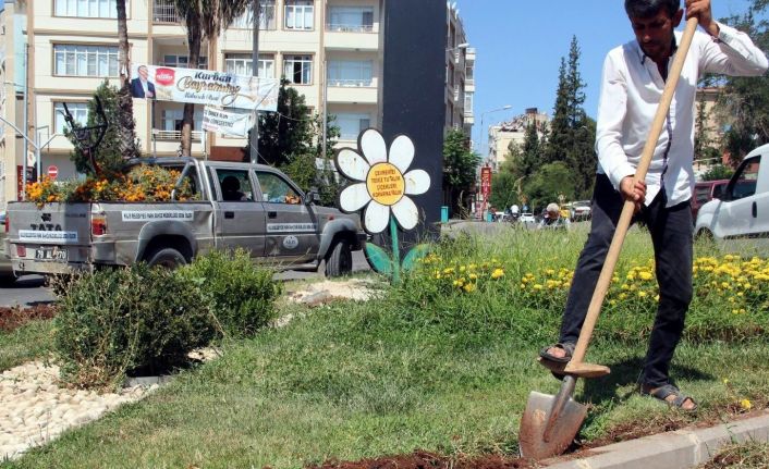Kilis’te parklara yaz bakımı