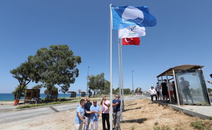 Kızılot halk plajı mavi bayrak aldı