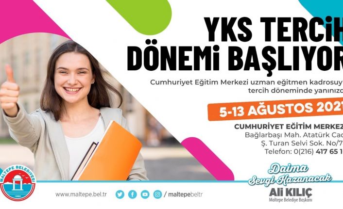 Maltepe Belediyesi’nden üniversite adaylarına ücretsiz rehberlik hizmeti