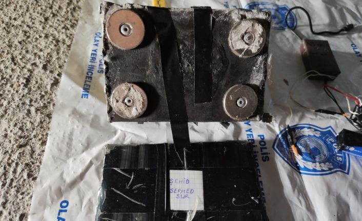 Mardin’de bombalı eylem hazırlığındaki PKK’lı, üzerinde 2 kiloluk plastik patlayıcı ile yakalandı