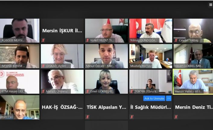 Mersin İl İstihdam ve Mesleki Eğitim Kurulu Toplantısı yapıldı