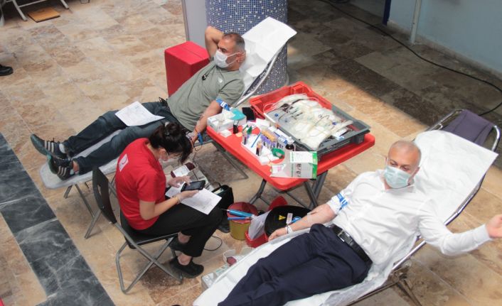 Muğla Emniyet’i kan bağışladı