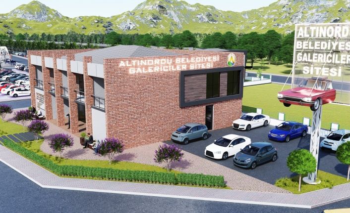 Ordu’da galericiler sitesinde çalışmalar sürüyor