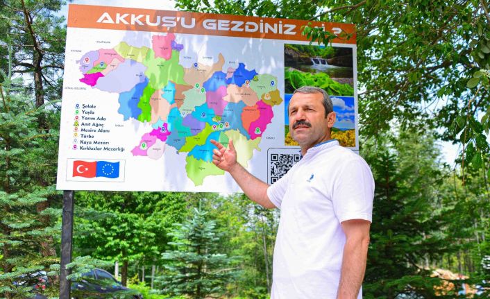 Ordu’da ilk kez yerli ve yabancı turistler için kare kodlu tabela