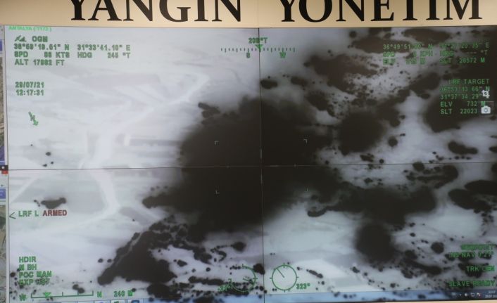 Orman Genel Müdürlüğü Yangın Yönetim Merkezi 7/24 izlemede