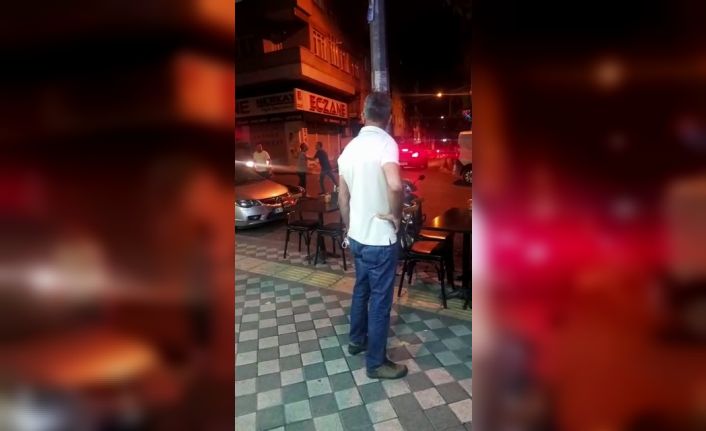 (Özel) Bahçelievler’de alkol alan 2 kişi kavga etti 1 kişi yaralandı