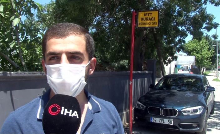 (ÖZEL) İETT şoförü ayakkabıları çamurlu diye sınava gidecek öğrenciyi otobüse almak istemedi