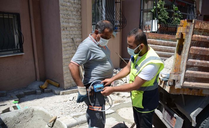 Pamukkale Belediyesi personeline iş hijyeni ölçümü uyguladı
