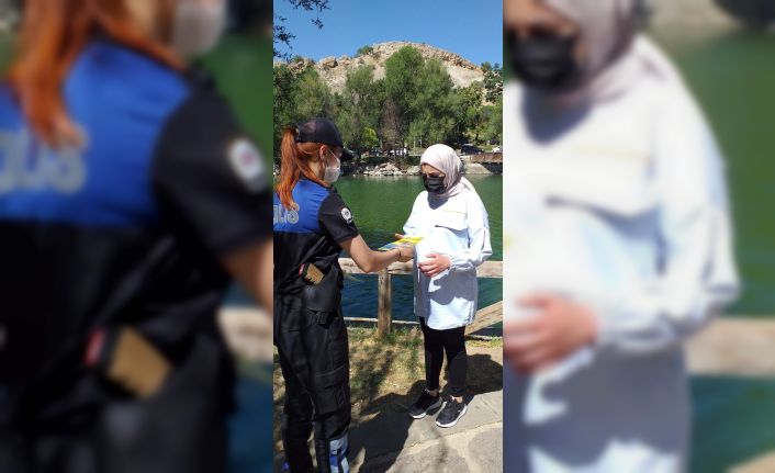 Polis ekiplerinden boğulma vakalarına karşı bilgilendirme