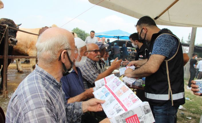 Polisten hayvan satıcılarına sahte para uyarısı