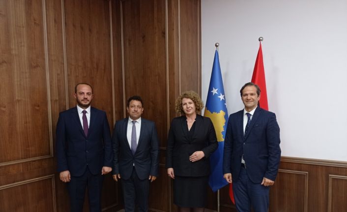 Prof. Dr. Türkyılmaz, Bakan Hajdari ile görüştü