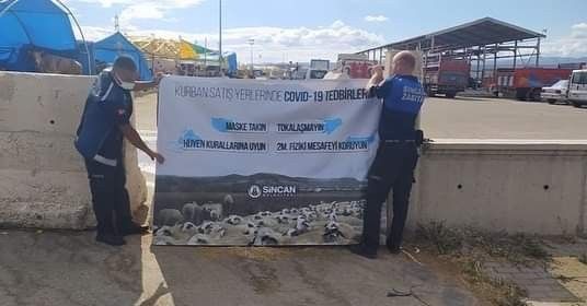 Sincan Belediyesi, Kurban Bayramı’nda 2 satış ve 4 kesim alanıyla hizmet verdi