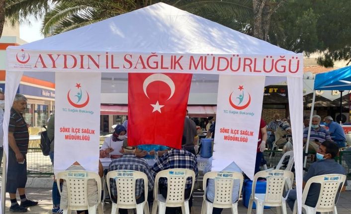 Söke’de mobil aşı hizmeti devam ediyor