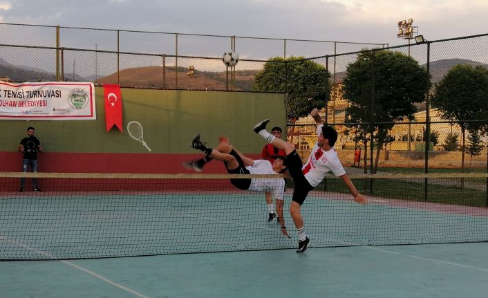 Solhan’da ‘Ayak Tenisi Turnuvası’ düzenlendi
