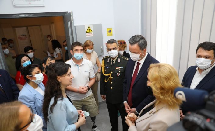 TİKA Başkanı Kayalar, Tiflis’teki rehabilitasyon merkezinin yenilenen tedavi bölümünü açtı