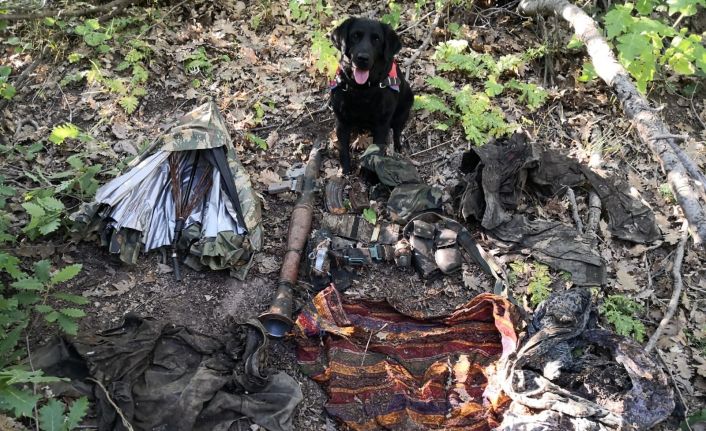 Tunceli’de terör örgütü PKK mensuplarına ait mühimmat ele geçirildi