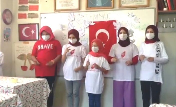 Yaz Kur’an Kursu’nda 15 Temmuz programı