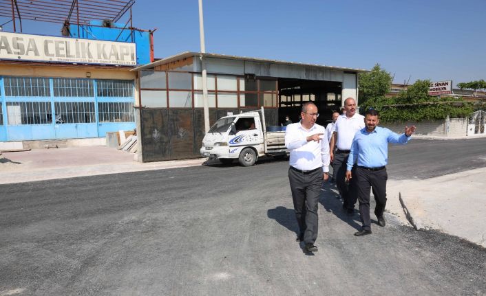 Yeni Meram Sanayi’de esnafla belediye el ele verdi