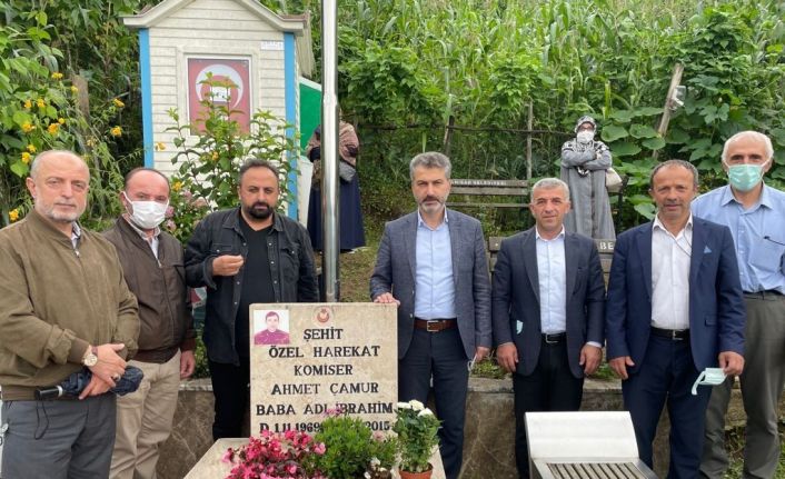 AK Parti’den Şehit Özel Harekât Polisi Komiser Ahmet Çamur adına hatıra ormanı