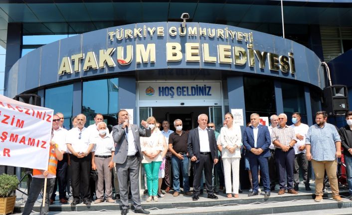 Atakum Belediyesi’nin banka hesaplarına koyulan hacze tepki