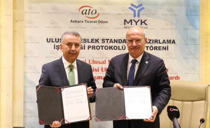 ATO, 3 farklı mesleğin standardının hazırlanması için Mesleki Yeterlilik Kurumu ile masaya oturdu