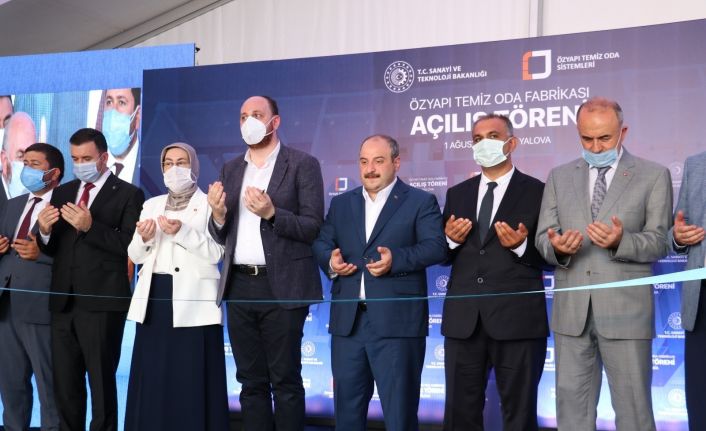 Bakan Varank’ın açılışını yaptığı fabrika temiz oda sistemlerinde ithalatı azaltmayı hedefliyor