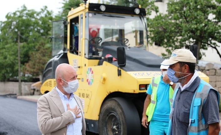 Başkan Çolakbayrakdar: "Daha modern Kocasinan için daha konforlu yollar yapıyoruz"