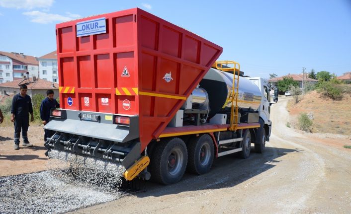 Belediye, Kombi Asfalt Serim Aracı ile şehirde asfaltı olmayan sokak bırakmayacak