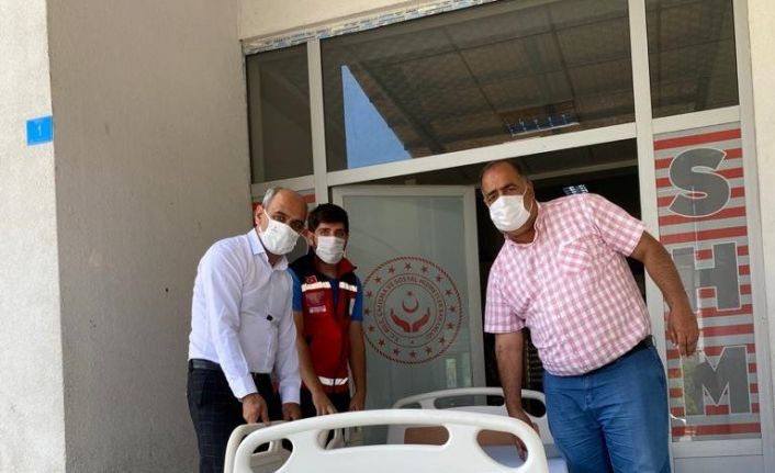Bingöl’de özel gereksinimli hastaya ortopedik hasta yatağı desteği