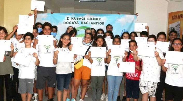 Burhaniye’de “Z Kuşağı Bilimle Doğaya Bağlanıyor”projesi Körfezin sesi oldu