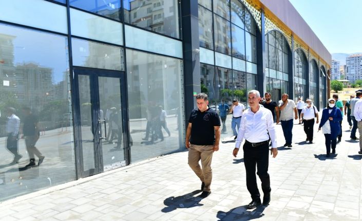 Çilesiz semt pazarı ve yaşam merkezi inşaat alanında çalışmalar yoğunlaştı