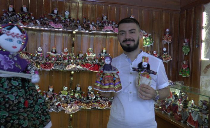 Doğal malzemelerden yapılan Ezo gelin bebekler yurt dışından ilgi görüyor