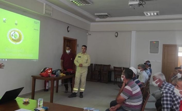 Dursunbey’de Gönüllülere Yangıncılık Eğitimi