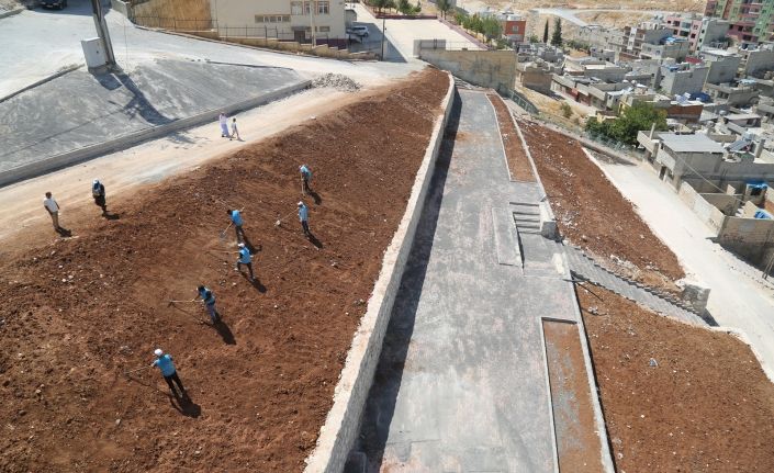 Eyyübiye Belediyesi ilçeye yeni yeşil alanlar kazandırıyor