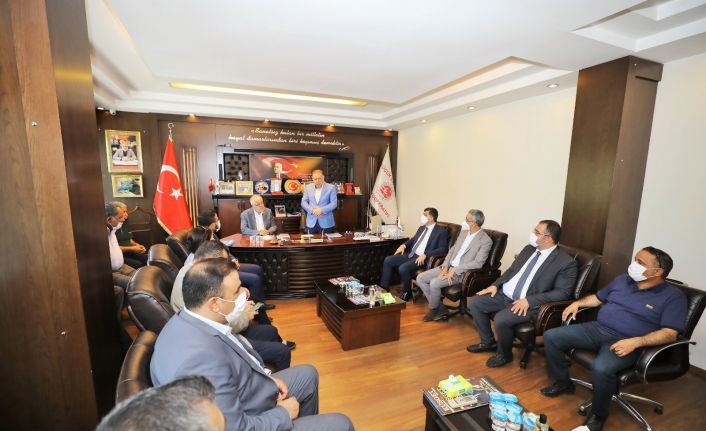 Fadıloğlu ile Uzer, kooperatif ziyaretleri gerçekleştirdi