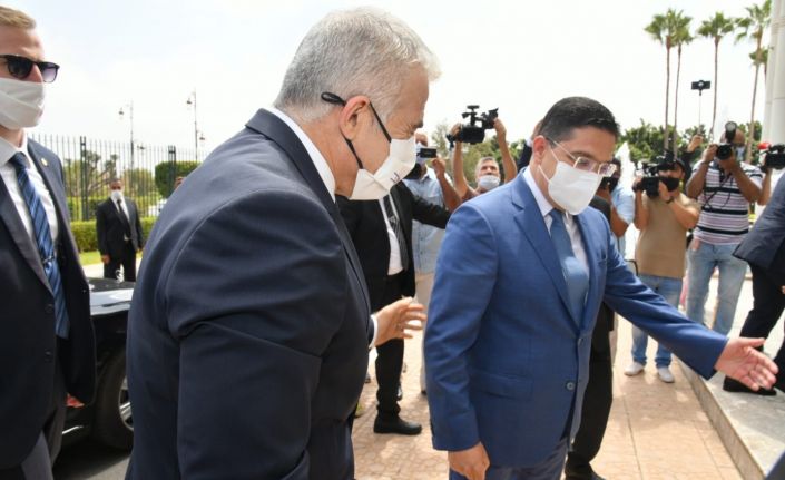 Fas Dışişleri Bakanı Bourita, İsrailli mevkidaşı Lapid ile bir araya geldi