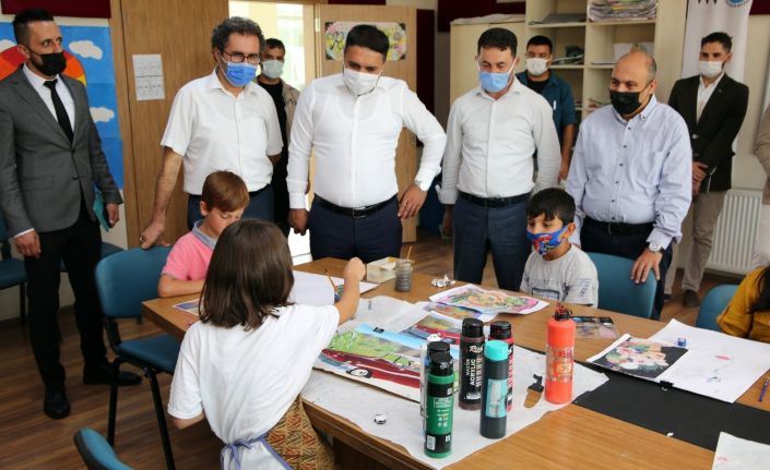 Genel Sekreter Çelikel kültür merkezinde incelemelerde bulundu